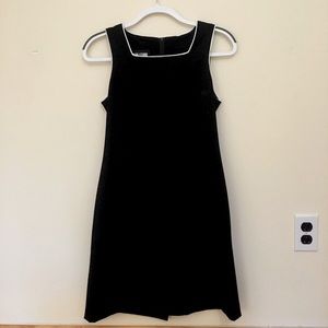 Black & White Lined Byer California Sheath Dress